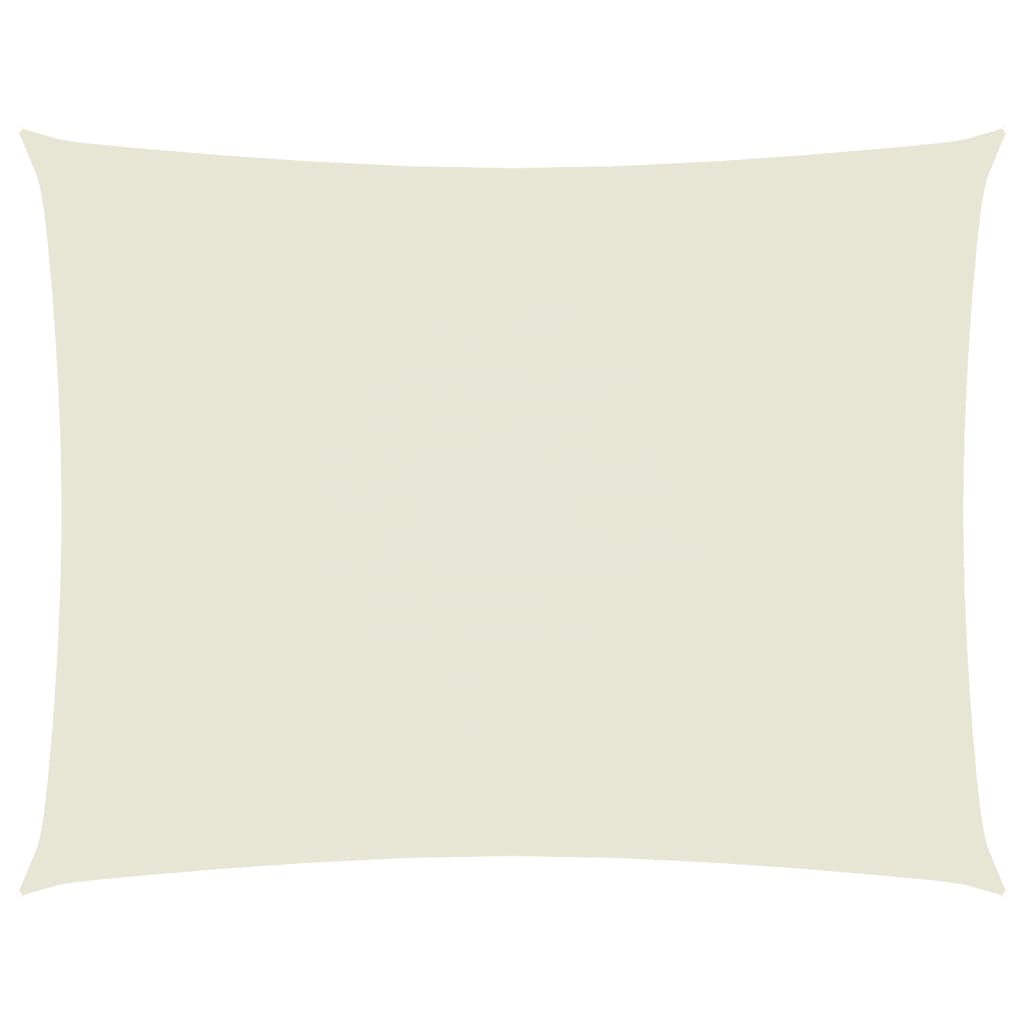 Sonnensegel Oxford-Gewebe Rechteckig 5X7 M Creme