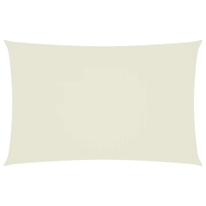 Sonnensegel Oxford-Gewebe Rechteckig 5X8 M Creme