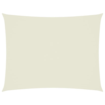 Sonnensegel Oxford-Gewebe Rechteckig 6X8 M Creme