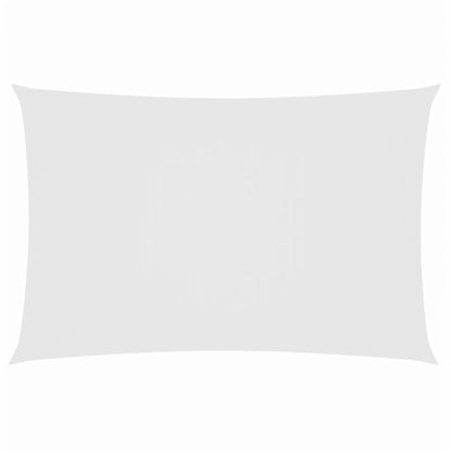 Sonnensegel Oxford-Gewebe Rechteckig 2X4,5 M Weiß