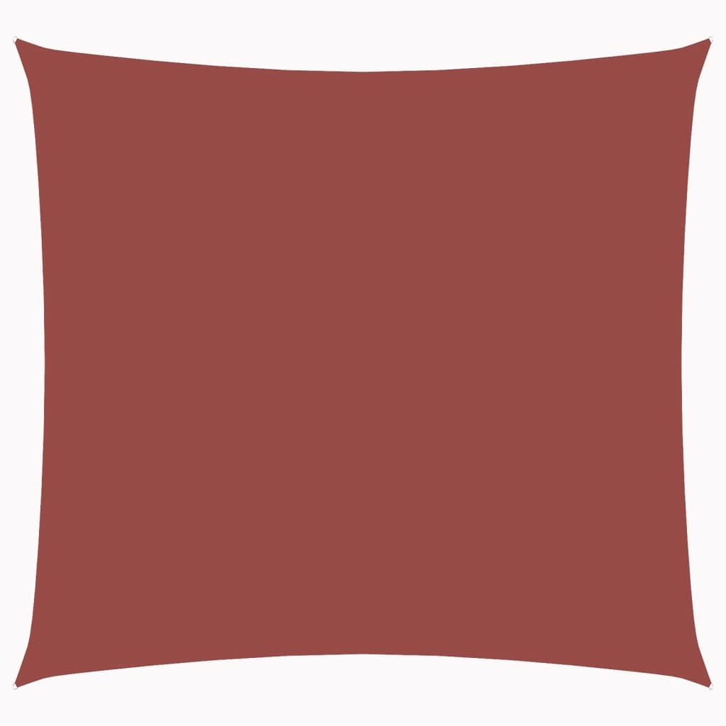 Sonnensegel Oxford-Gewebe Quadratisch 5X5 M -Rot Terrakotta