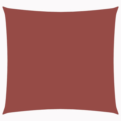 Sonnensegel Oxford-Gewebe Quadratisch 5X5 M -Rot Terrakotta