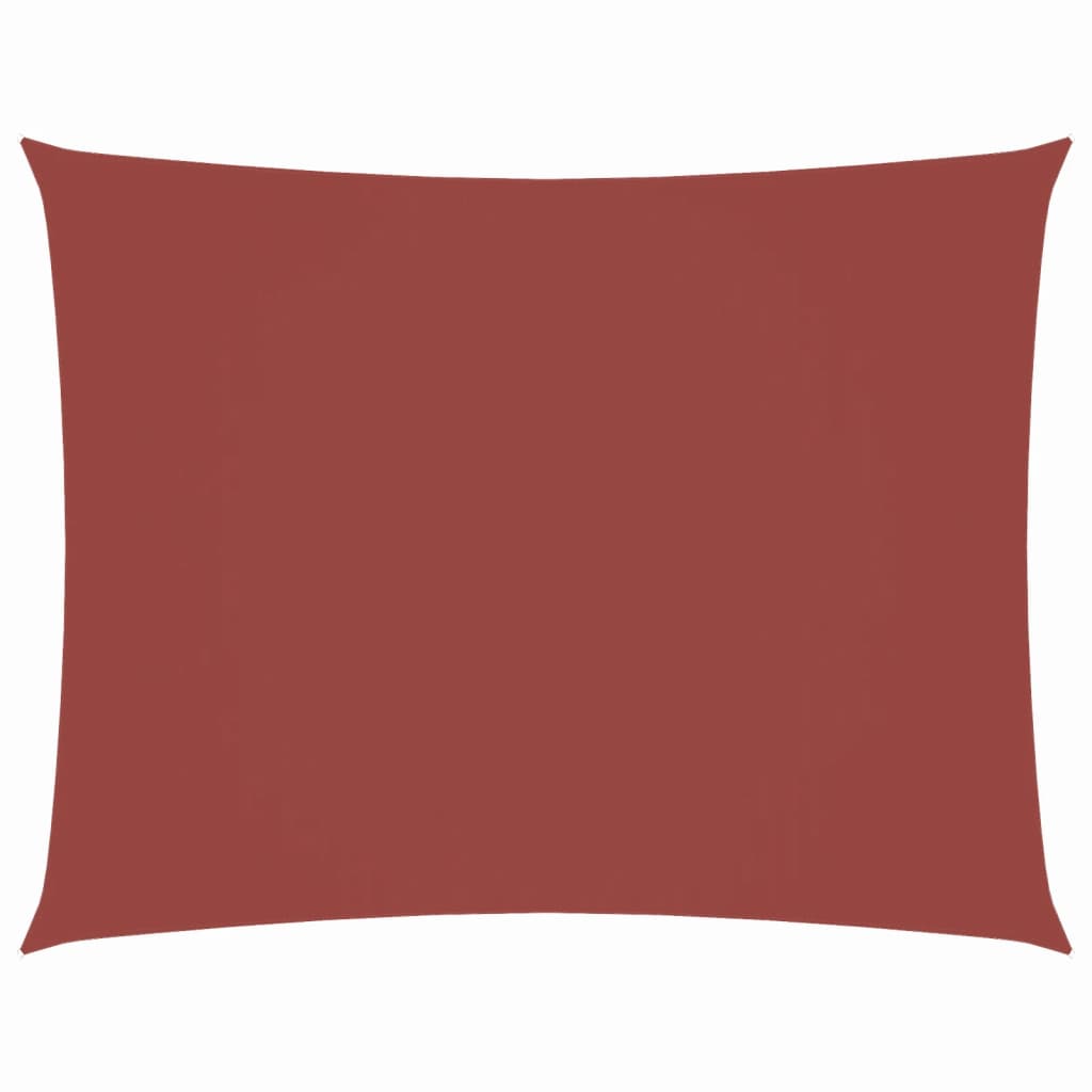 Sonnensegel Oxford-Gewebe Rechteckig 2X3,5 M -Rot Terrakotta