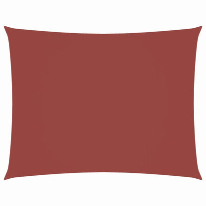 Sonnensegel Oxford-Gewebe Rechteckig 2X3,5 M -Rot Terrakotta
