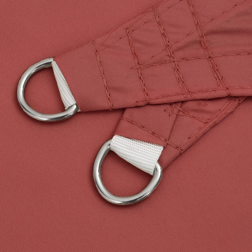 Sonnensegel Oxford-Gewebe Rechteckig 2X3,5 M -Rot Terrakotta