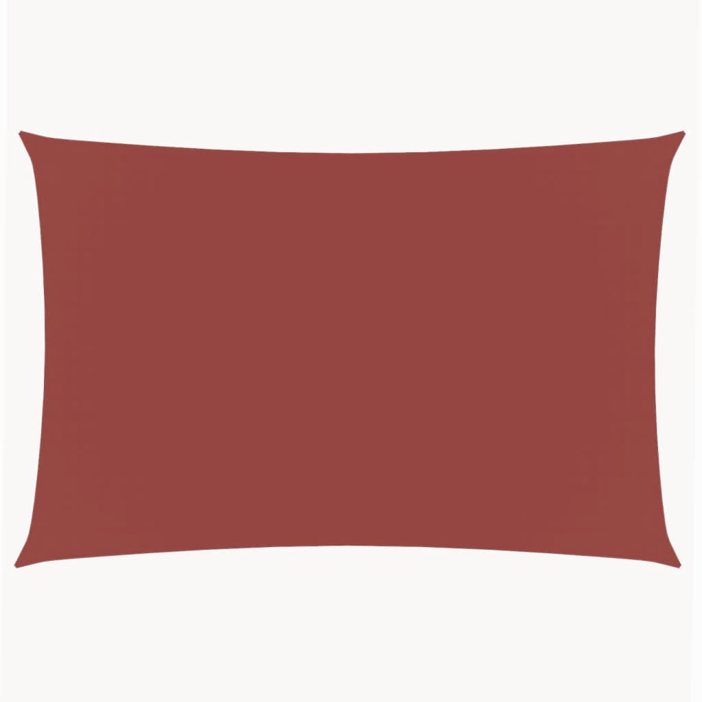 Sonnensegel Oxford-Gewebe Rechteckig 2X4,5 M -Rot Terrakotta