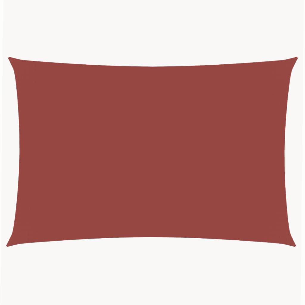 Sonnensegel Oxford-Gewebe Rechteckig 2X5 M -Rot Terrakotta