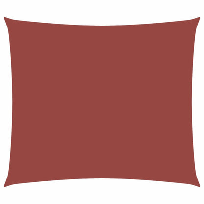 Sonnensegel Oxford-Gewebe Rechteckig 2,5X3,5 M -Rot Terrakotta