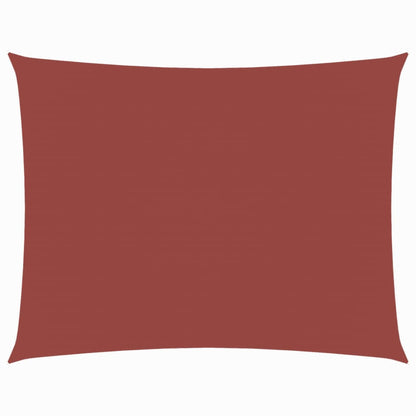 Sonnensegel Oxford-Gewebe Rechteckig 2,5X4 M -Rot Terrakotta