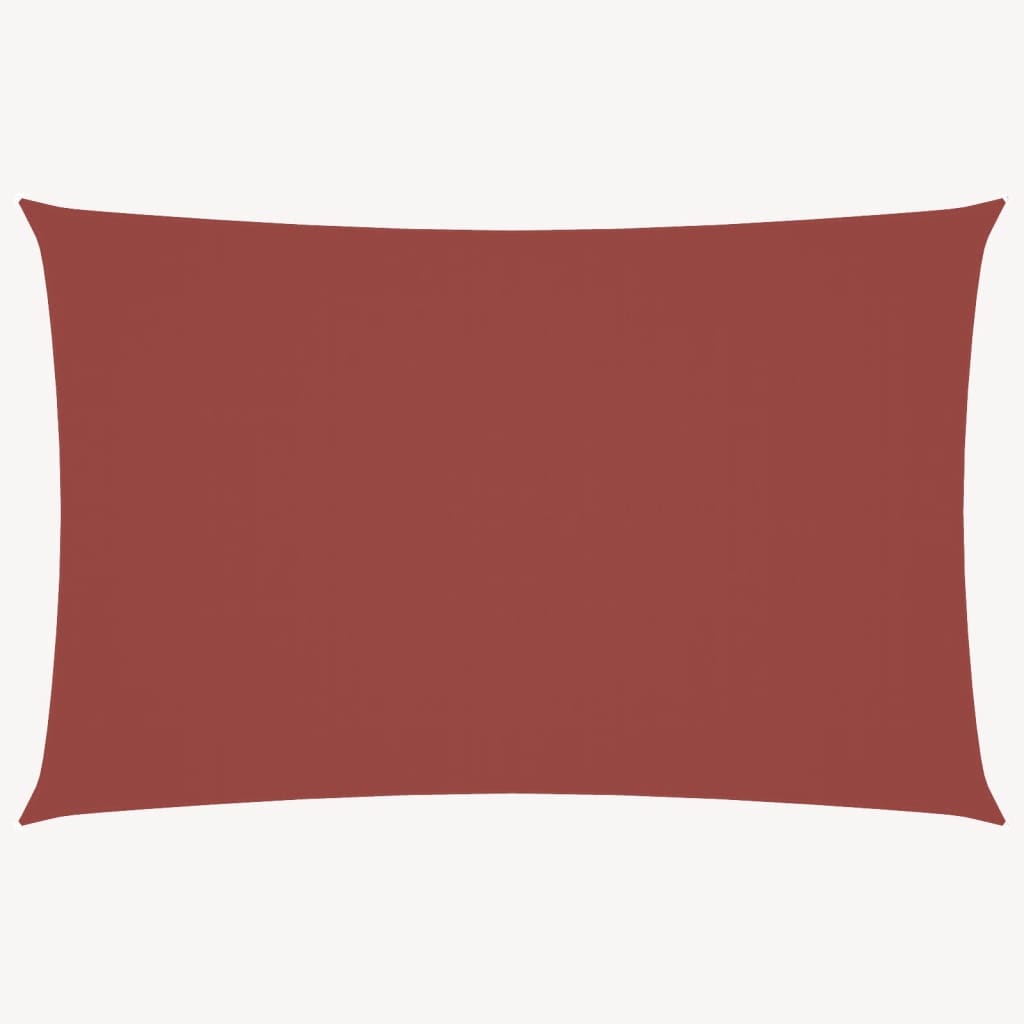 Sonnensegel Oxford-Gewebe Rechteckig 2,5X5 M -Rot Terrakotta