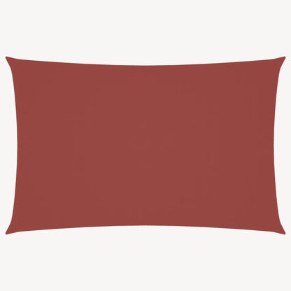 Sonnensegel Oxford-Gewebe Rechteckig 2,5X5 M -Rot Terrakotta