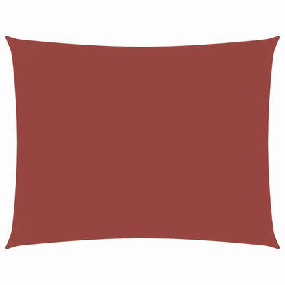 Sonnensegel Oxford-Gewebe Rechteckig 3X4 M -Rot Terrakotta