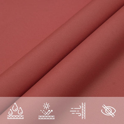 Sonnensegel Oxford-Gewebe Rechteckig 3X4 M -Rot Terrakotta