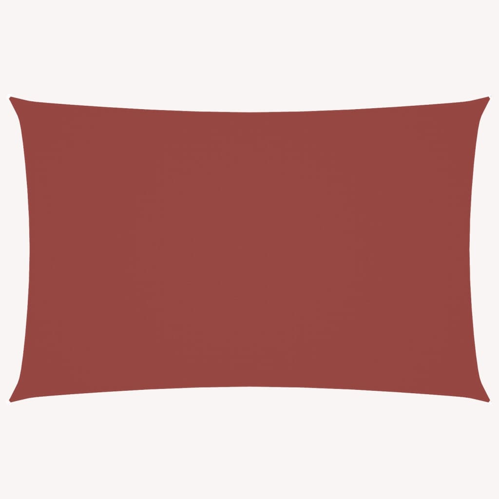 Sonnensegel Oxford-Gewebe Rechteckig 5X8 M -Rot Terrakotta