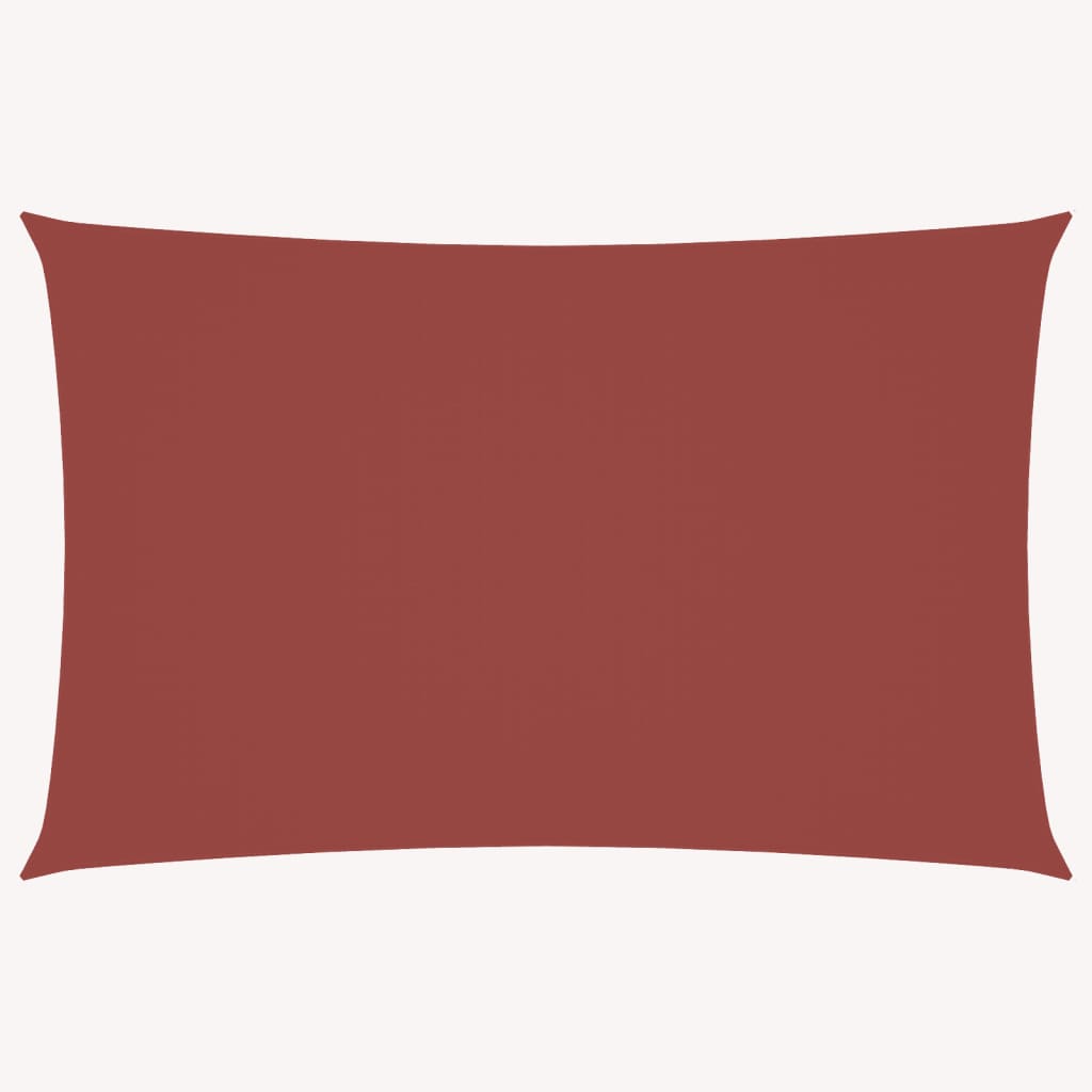 Sonnensegel Oxford-Gewebe Rechteckig 6X8 M -Rot Terrakotta