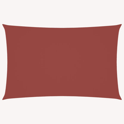 Sonnensegel Oxford-Gewebe Rechteckig 6X8 M -Rot Terrakotta