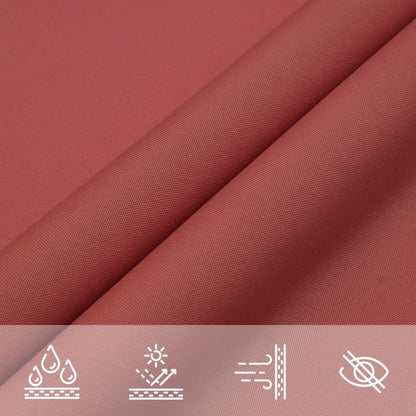 Sonnensegel Oxford-Gewebe Dreieckig 6X6X6 M -Rot Terrakotta