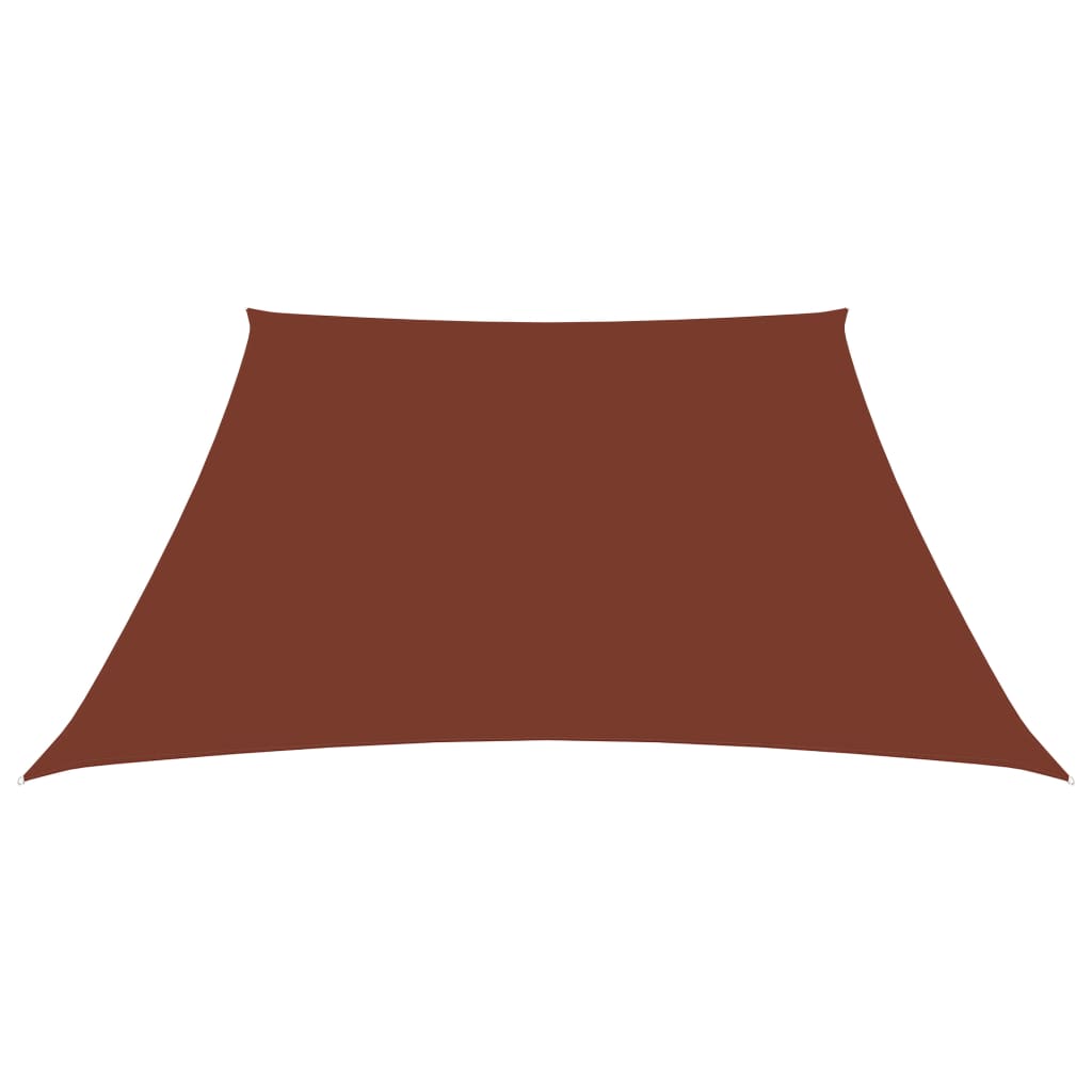Sonnensegel Oxford-Gewebe Trapezförmig 2/4X3 M Terracotta