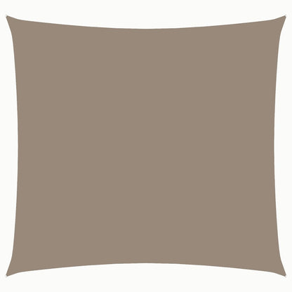 Sonnensegel Oxford-Gewebe Quadratisch 2,5X2,5 M Taupe
