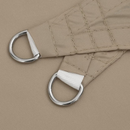 Sonnensegel Oxford-Gewebe Quadratisch 2,5X2,5 M Taupe