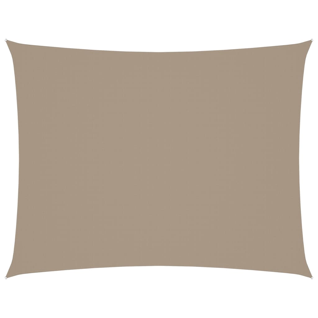 Sonnensegel Oxford-Gewebe Rechteckig 2X3 M Taupe
