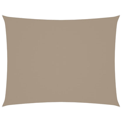 Sonnensegel Oxford-Gewebe Rechteckig 2X3 M Taupe
