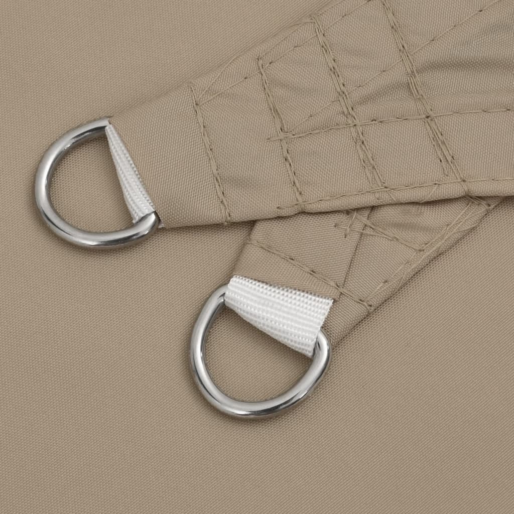 Sonnensegel Oxford-Gewebe Rechteckig 2X3 M Taupe
