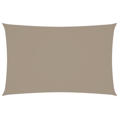 Sonnensegel Oxford-Gewebe Rechteckig 2X4,5 M Taupe