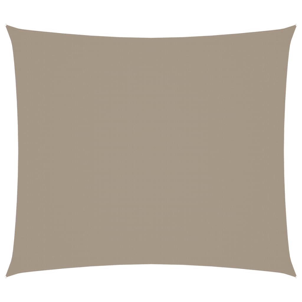 Sonnensegel Oxford-Gewebe Rechteckig 2,5X3 M Taupe