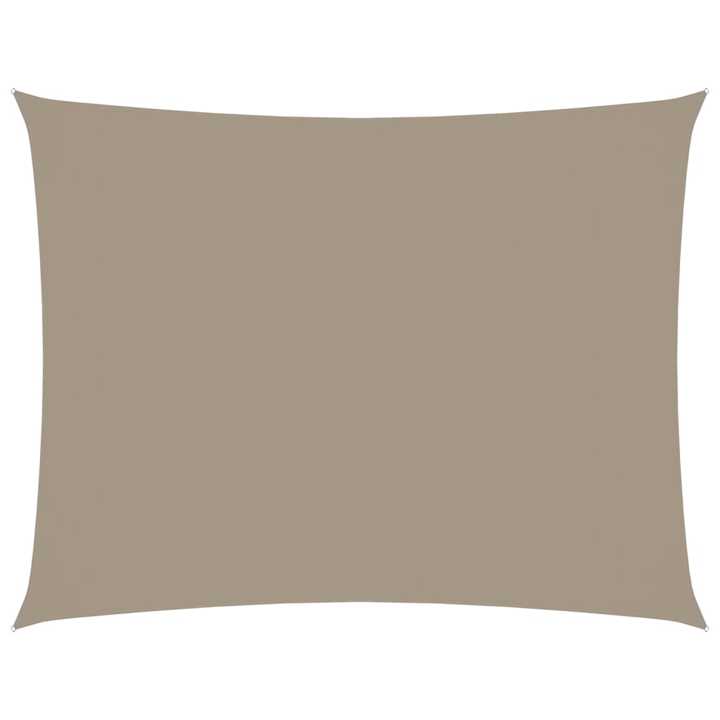 Sonnensegel Oxford-Gewebe Rechteckig 2,5X3,5 M Taupe