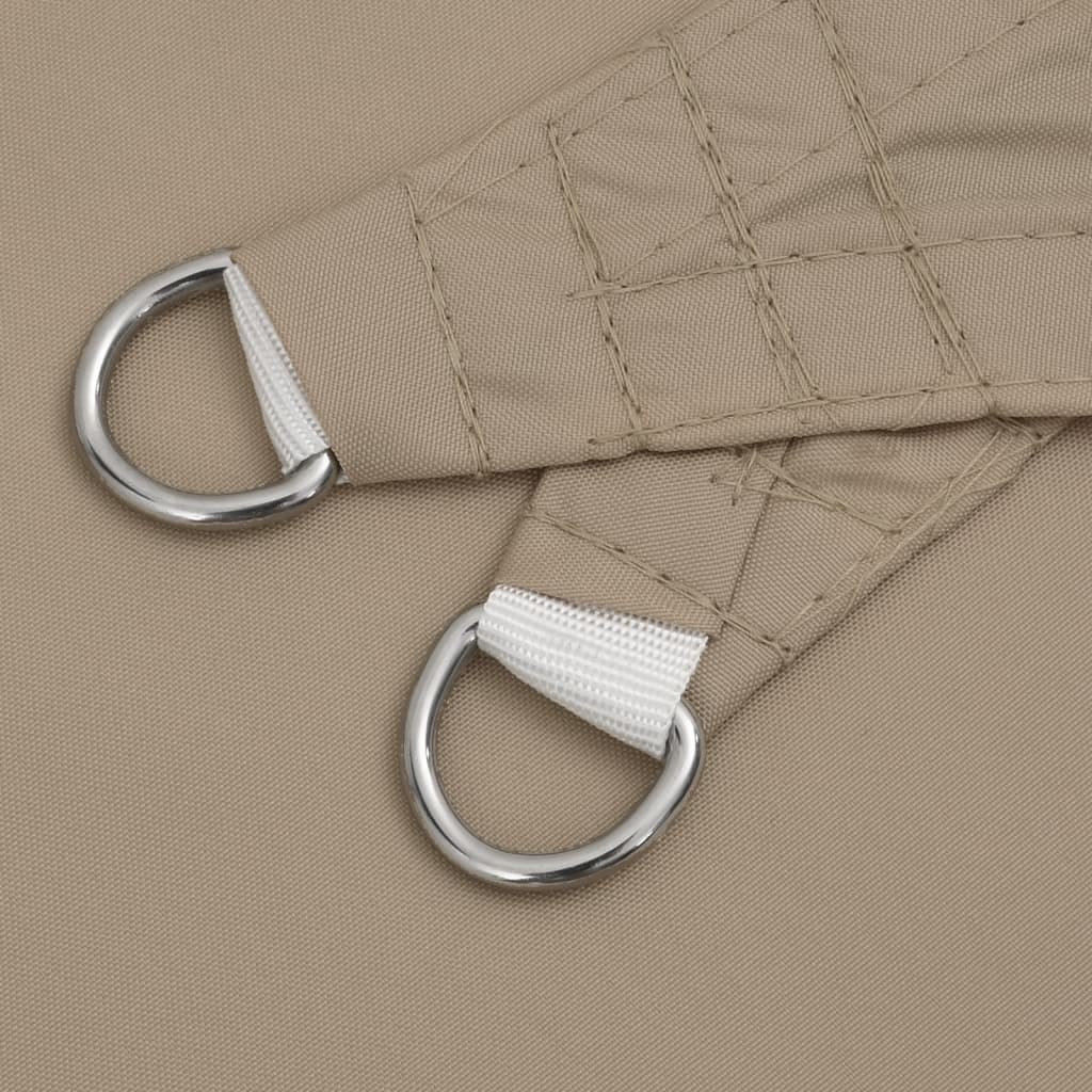 Sonnensegel Oxford-Gewebe Rechteckig 2,5X5 M Taupe