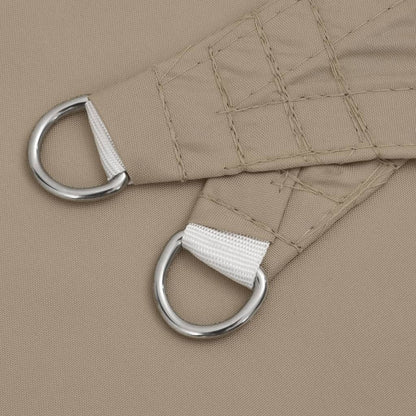 Sonnensegel Oxford-Gewebe Rechteckig 3X5 M Taupe
