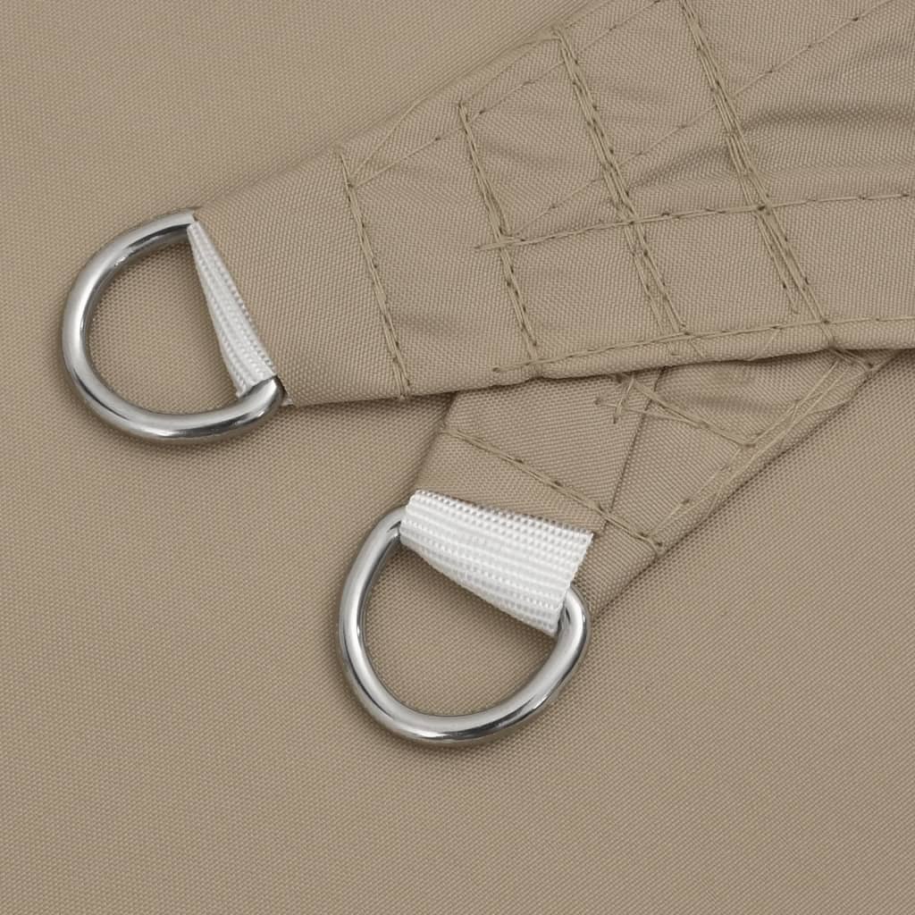 Sonnensegel Oxford-Gewebe Rechteckig 5X8 M Taupe