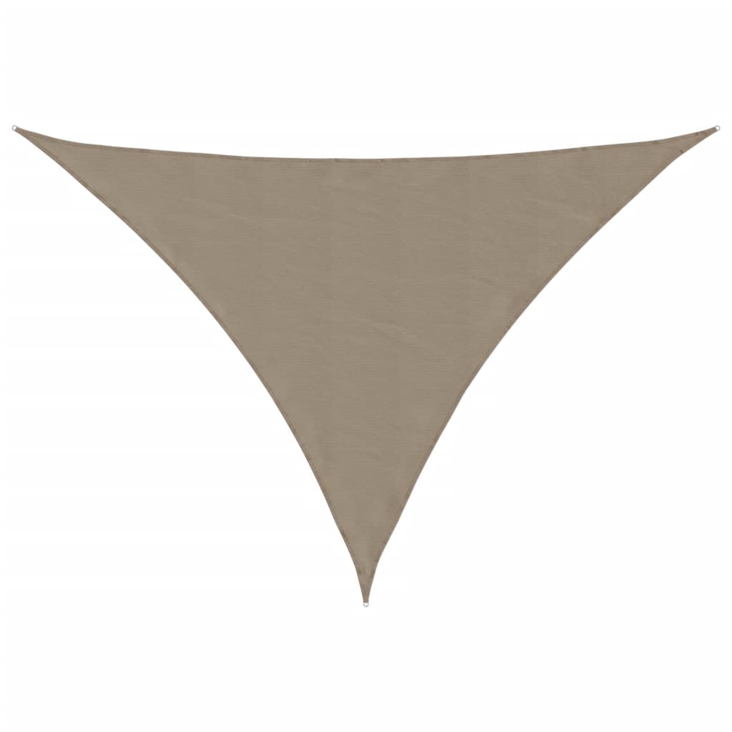 Sonnensegel Oxford-Gewebe Dreieckig 2,5X2,5X3,5 M Taupe