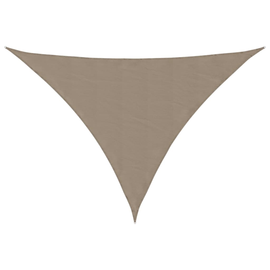 Sonnensegel Oxford-Gewebe Dreieckig 4X5X6,4 M Taupe