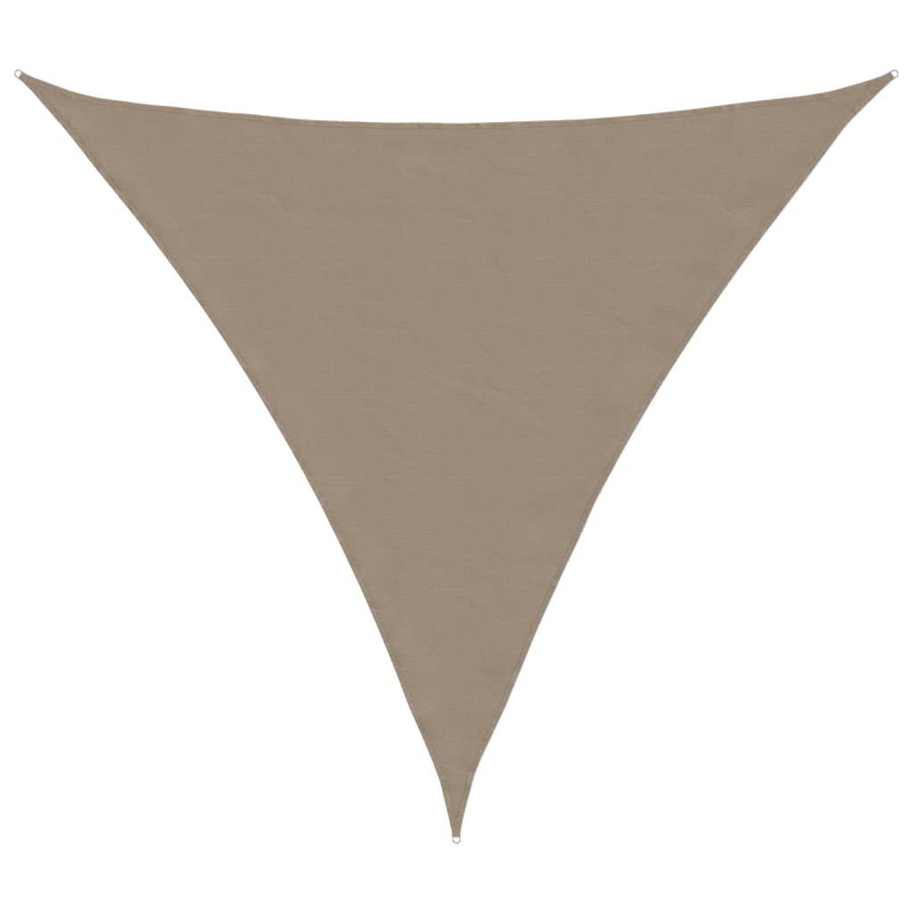 Sonnensegel Oxford-Gewebe Dreieckig 6X6X6 M Taupe