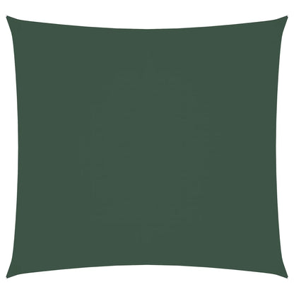 Sonnensegel Oxford-Gewebe Quadratisch 3,6X3,6 M Dunkelgrün