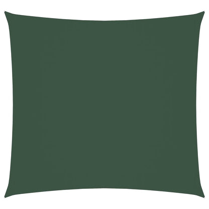 Sonnensegel Oxford-Gewebe Quadratisch 5X5 M Dunkelgrün
