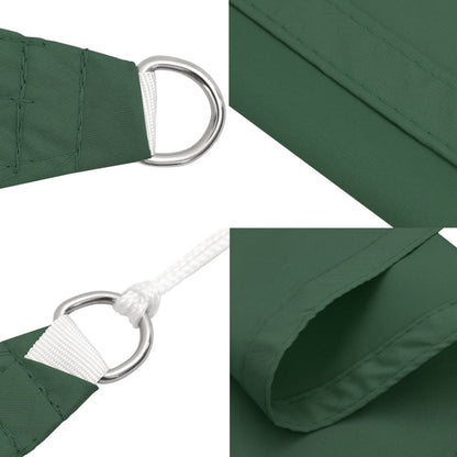 Sonnensegel Oxford-Gewebe Quadratisch 5X5 M Dunkelgrün