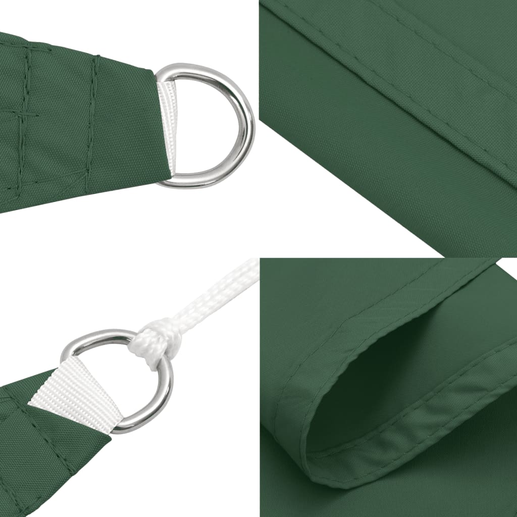 Sonnensegel Oxford-Gewebe Dreieckig 2,5X2,5X3,5 M Dunkelgrün