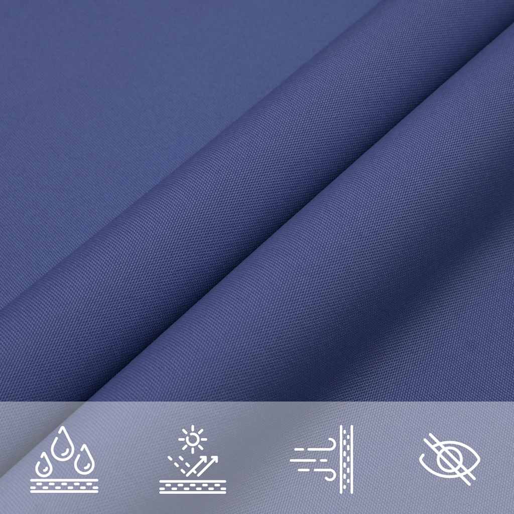 Sonnensegel Oxford-Gewebe Rechteckig 2X3 M Blau