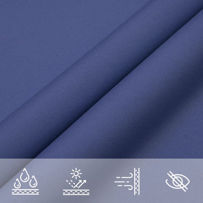 Sonnensegel Oxford-Gewebe Rechteckig 4X7 M Blau