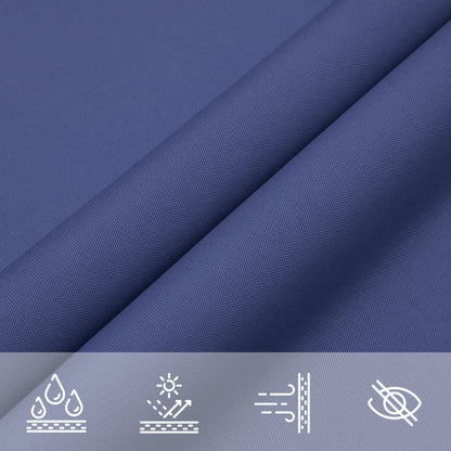Sonnensegel Oxford-Gewebe Dreieckig 5X6X6 M Blau