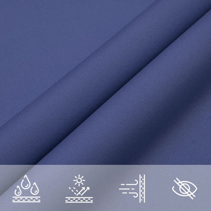Sonnensegel Oxford-Gewebe Dreieckig 5X7X7 M Blau