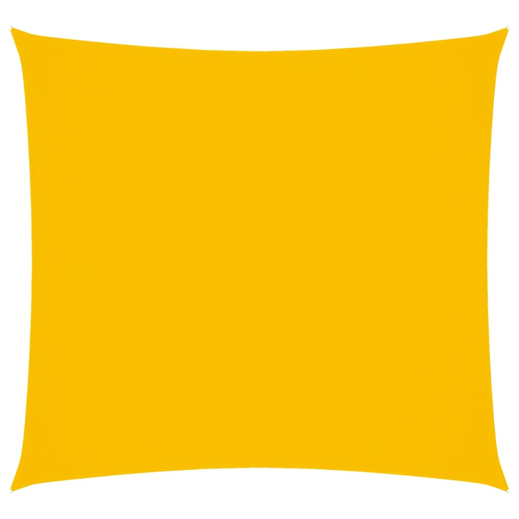 Sonnensegel Oxford-Gewebe Quadratisch 7X7 M Gelb