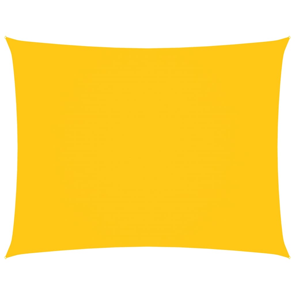 Sonnensegel Oxford-Gewebe Rechteckig 3,5X4,5 M Gelb
