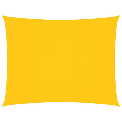 Sonnensegel Oxford-Gewebe Rechteckig 3,5X4,5 M Gelb