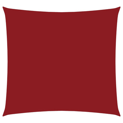 Sonnensegel Oxford-Gewebe Quadratisch 2,5X2,5 M Rot