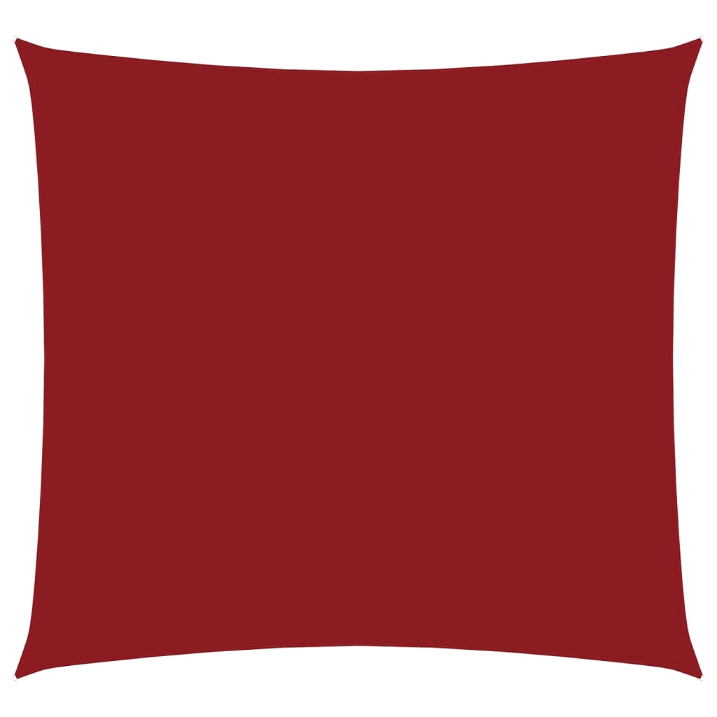 Sonnensegel Oxford-Gewebe Quadratisch 3,6X3,6 M Rot