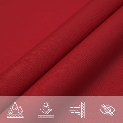 Sonnensegel Oxford-Gewebe Rechteckig 2X5 M Rot